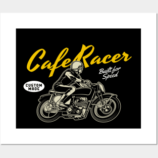 Cafe Racer Motorrad Old school Bike gift Posters and Art